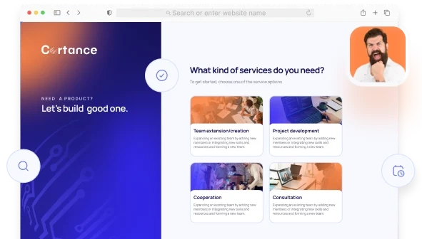 Onboard and start development